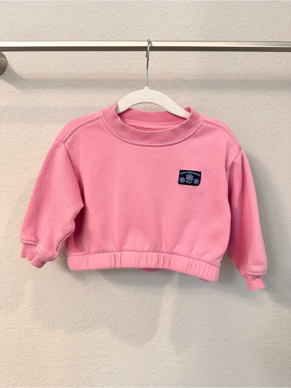 Balloon-Sleeve Sweatshirt for Toddler Girls